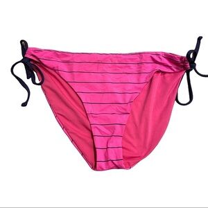 Carve Design Bikini Bottom NWOT in Raspberry & Indigo Side Ties
